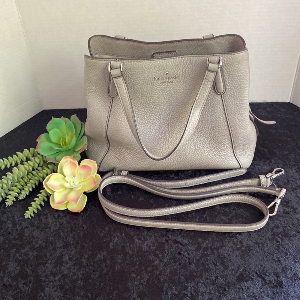 KAYE SPADE MEDIUM GREY PURSE
